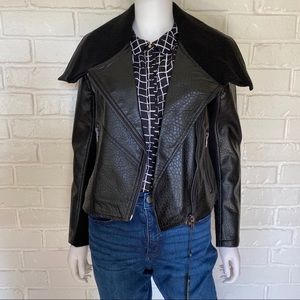 *Blank NYC Vegan Leather Bomber Jacket